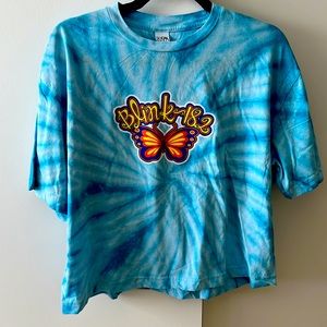 Blink-182 Tie-Dye Crop T-Shirt